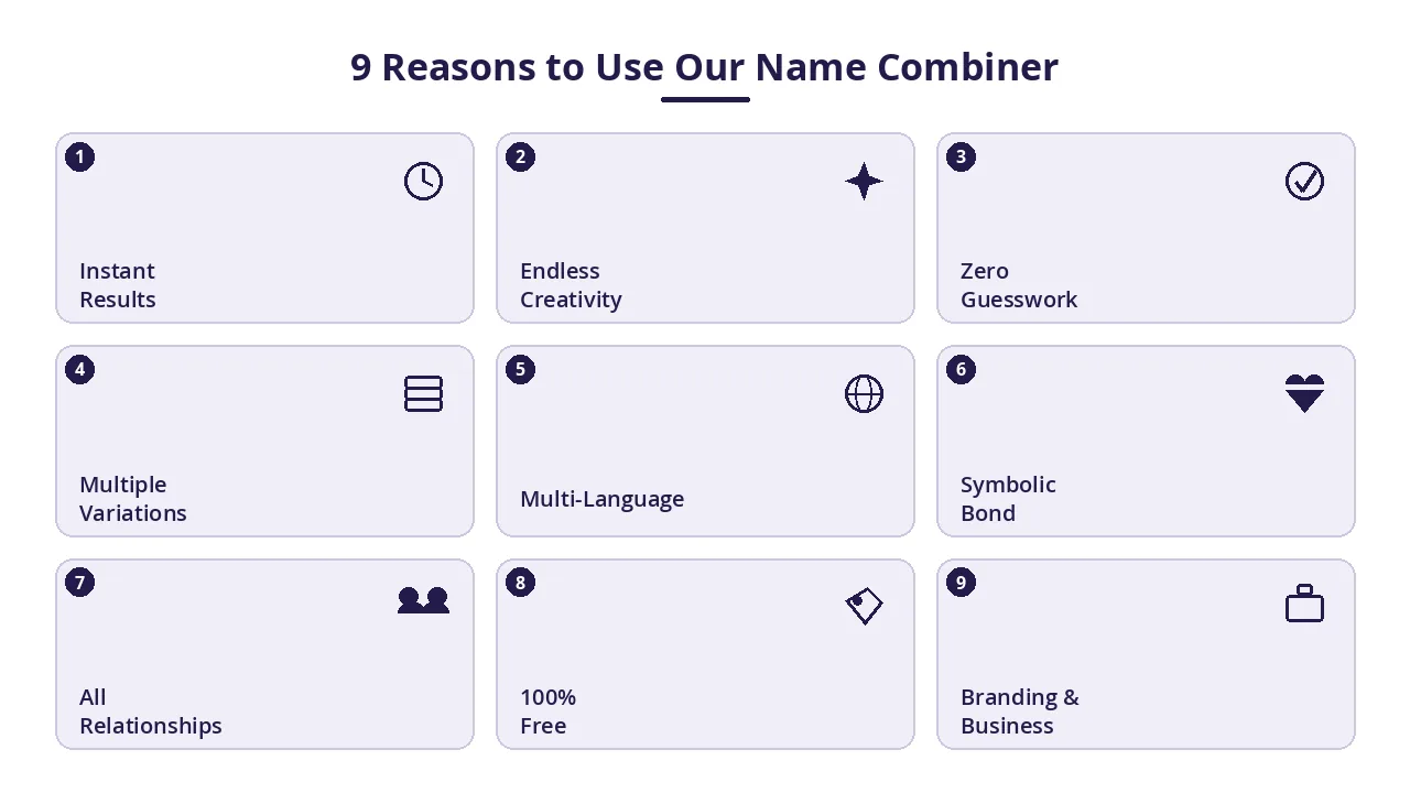 9 reasons to use name combiner tool