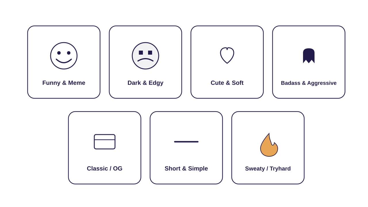gamertag styles personality